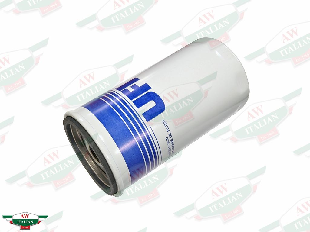 white and blue ufi oil filter