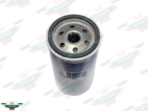white and blue ufi oil filter