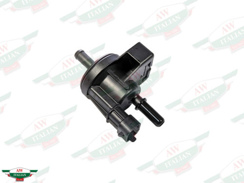 black plastic valve with nipples on each end