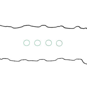 2 black lines with 4 green circles