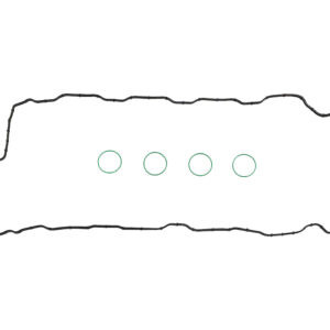 2 black lines with 4 green circles