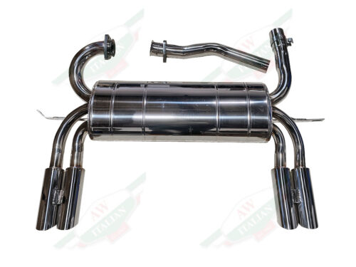 stainless muffler with 4 tips