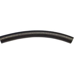 black curved rubber hose