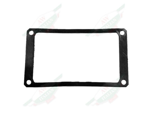 black hollow rectangle with holes in each corner