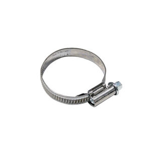 grey metal hose clamp