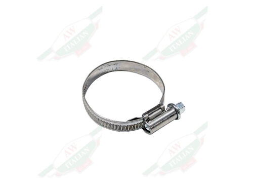grey metal hose clamp