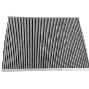 grey pleated square filter