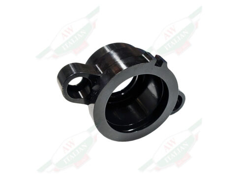 black circular tube with holes on each side