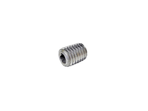 silver threaded plug