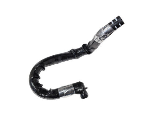 curved black and silver pipe