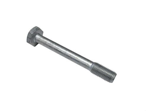 grey threaded hex bolt