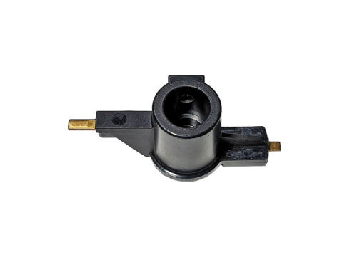 black plastic on white background