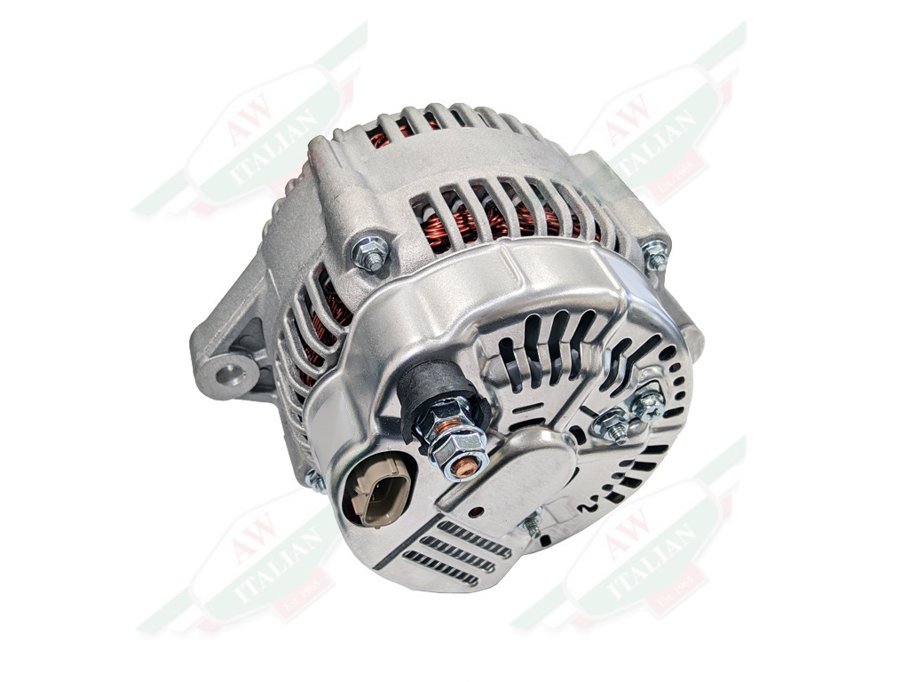 grey and black alternator