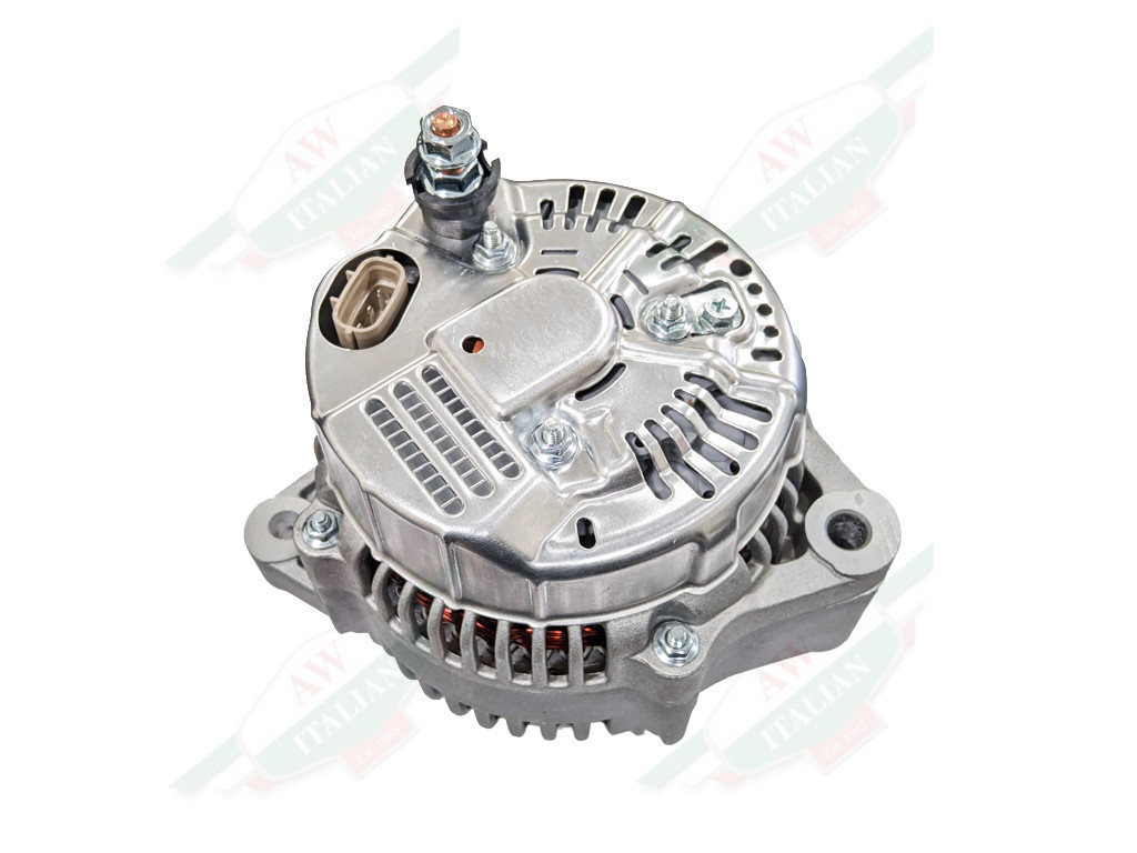 grey and black alternator