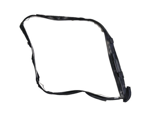 black rubber square on white background