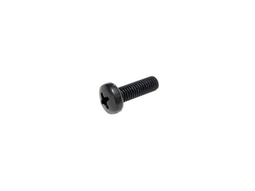 black threaded phillips head screw
