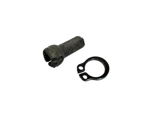 black plastic shaft and snap ring