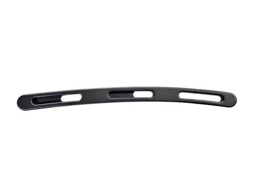 black plastic strip with oval holes