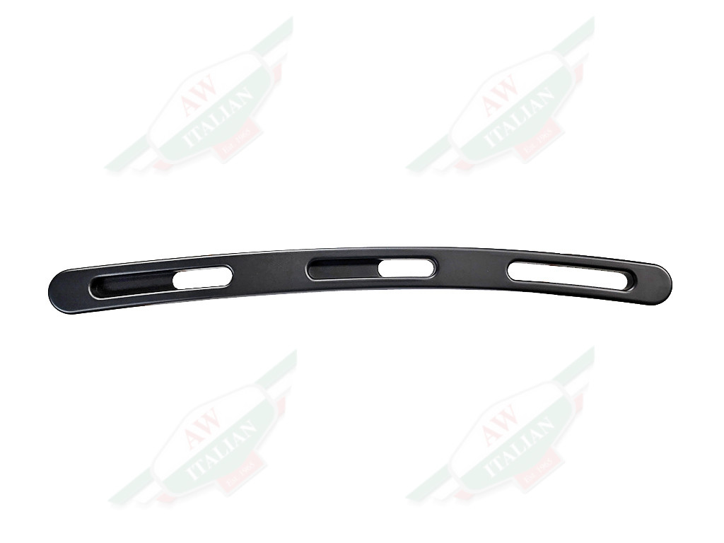 black plastic strip with oval holes