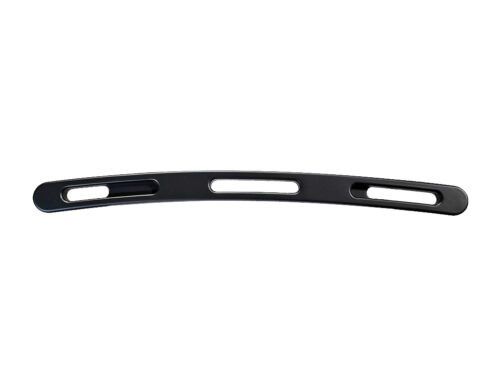 black plastic strip with oval holes