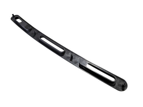 black plastic strip with oval holes