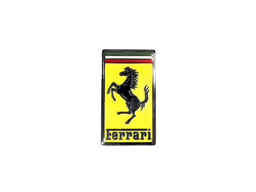 yellow ferrari emblem