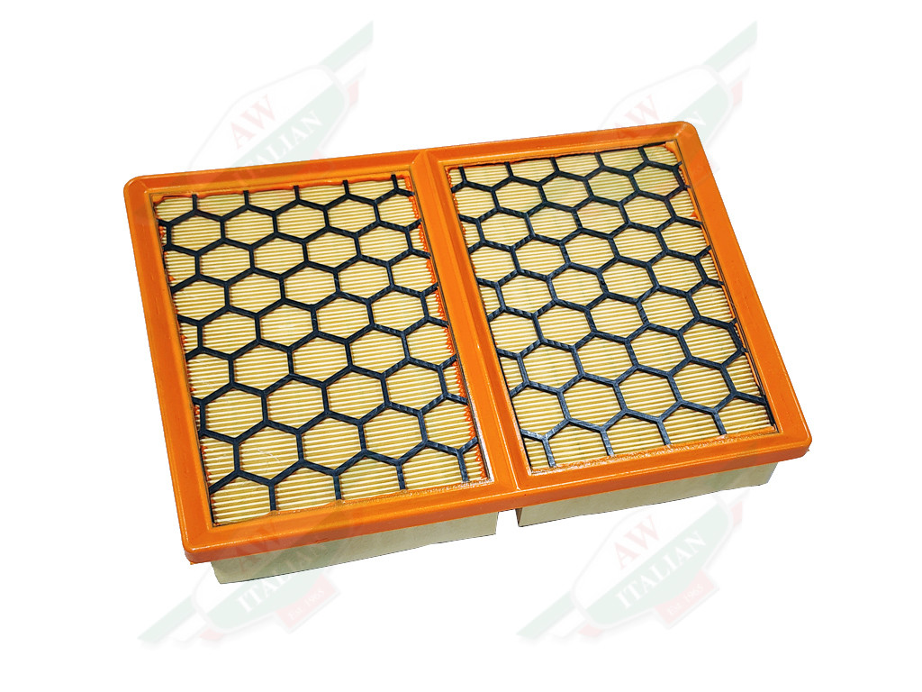 orange and yellow rectangle with black honeycomb pattern