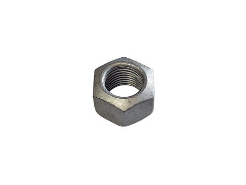 grey threaded hex nut