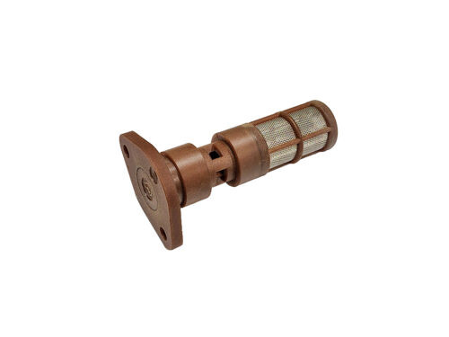 brown plastic cylinder with metal screen