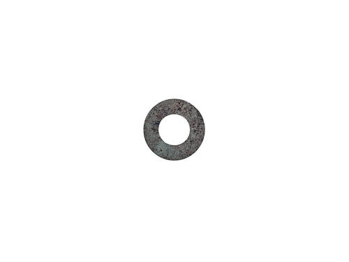 metal washer on white background