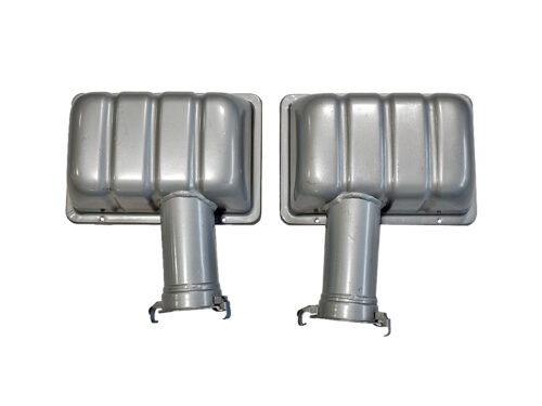 silver metal boxes with pipes