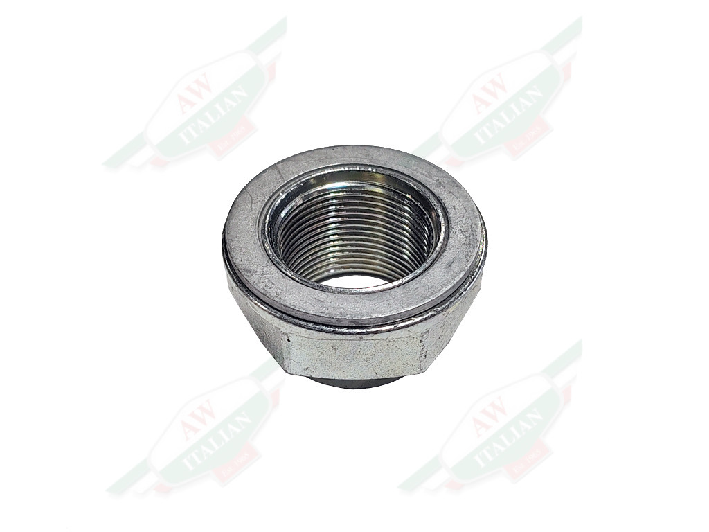 silver threaded hex nut