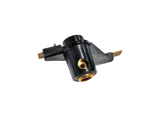 black and gold cylinder with arms on each side