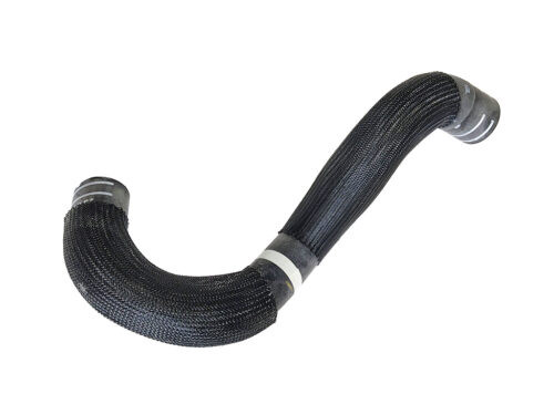black curved radiator hose