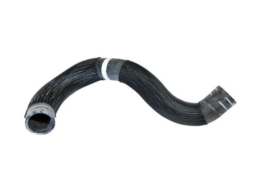 black curved radiator hose