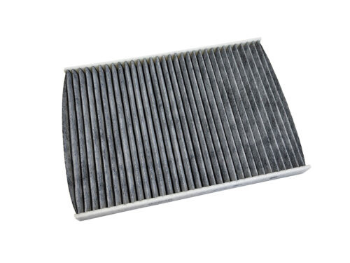 grey pleated square filter