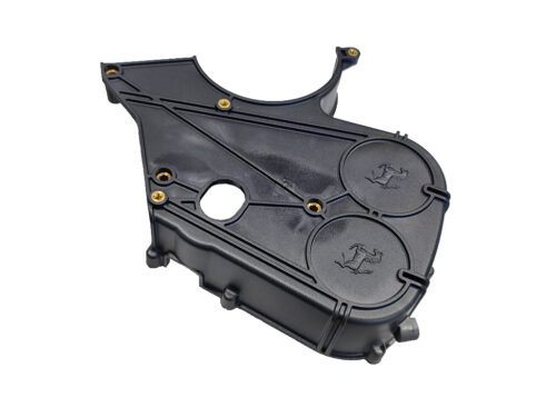 black plastic engine cover
