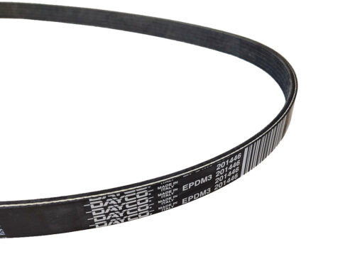 black ribbed drive belt