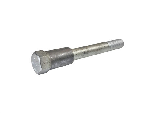 silver threaded hex bolt
