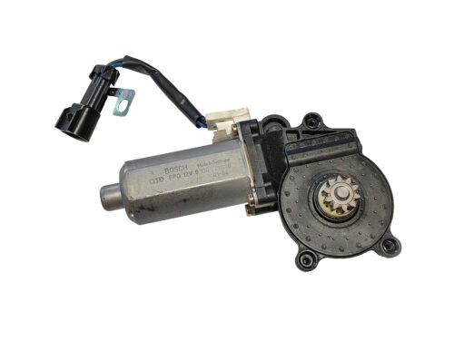 silver and black window motor with wire