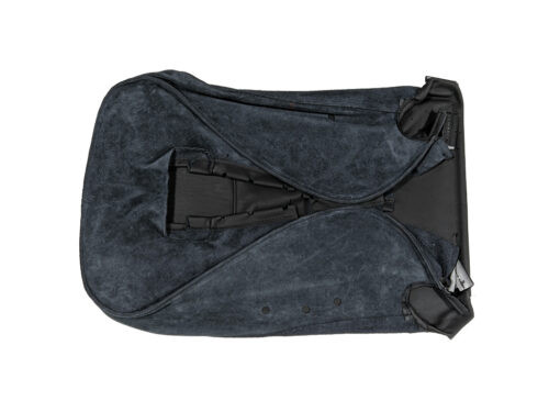 black leather seat cover