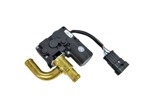 black and gold valve with wire connector