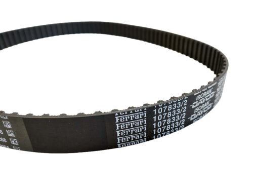 black circular ribbed belt