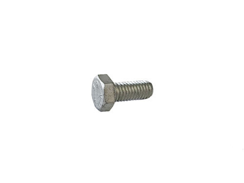 grey threaded hex bolt