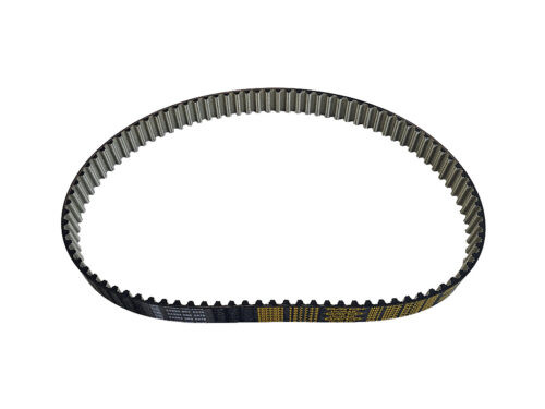 black circular ribbed belt