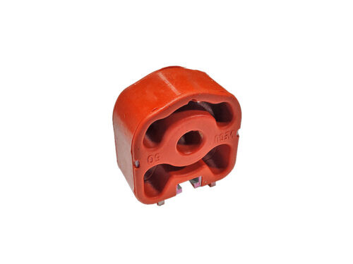 red rubber exhaust mount