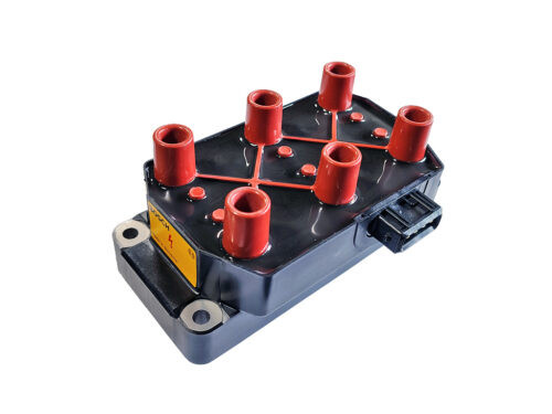 black box with 6 red cylinders