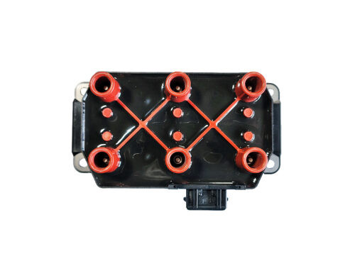 black box with 6 red cylinders