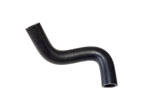 S shaped black rubber hose