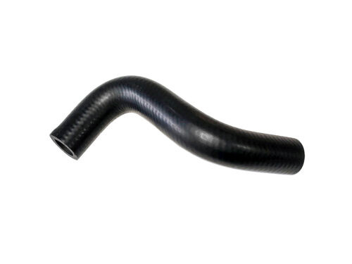 S shaped black rubber hose
